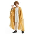 thumbnail image 2 of lnmuld Kids Coats Elegant Arabic Thobe Traditional Kaftan Robe Set for Teenage Boys with Long Sleeve Embroidered Design Solid Color Size:13-14 Years, 2 of 9