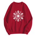 thumbnail image 4 of Puliio Womens Hoodless Sweatshirts Fall Winter Fashion Casual Christmas Print Loose Long Sleeve Crewneck Pullover Fun Comfortable Hoodie No Hooded Sweatshirt For Womens, 4 of 4