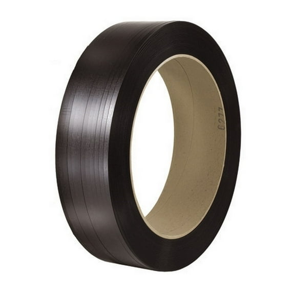 Polyester Strapping Black 1/2" X 4500' Roll On 16" X 3" Core (2 Roll/Case)