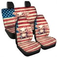 thumbnail image 3 of Xoenoiee Vintage American Flag Axolotl Print Car Seat Covers Full Set Auto Seats Protector Cover Vehicle Accessories Front and Rear Seat Cover Universal Fit Most Car SUV Vans, 3 of 7