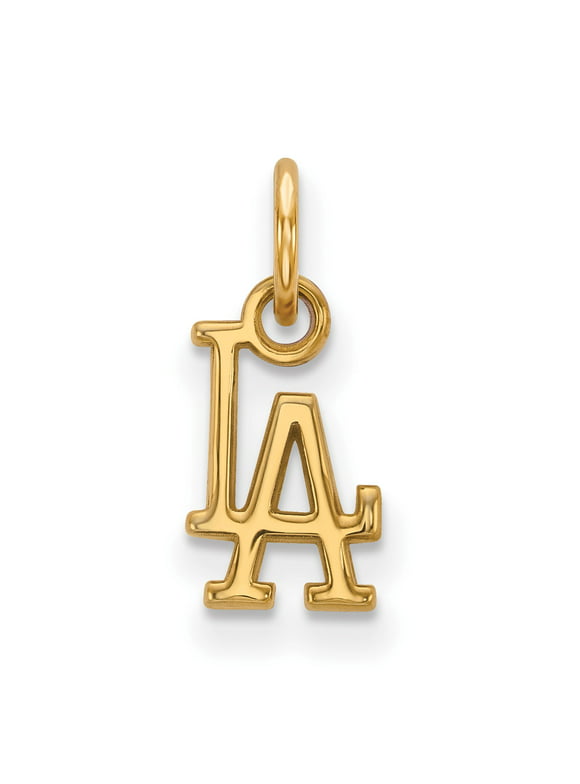 Women's Los Angeles Dodgers Gold-Plated Sterling Silver Extra-Small Pendant