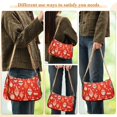thumbnail image 4 of FORMRS Womens Shoulder Bag with Chain Strap Clutch Purse Cute Tote Handbag, Red Christmas Ornaments Pattern, 4 of 7