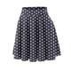 thumbnail image 4 of Minifalda clásica con cintura elástica para mujer: falda elegante y casual de corte A, 95 % poliéster, tallas reales, para todas las estaciones - S-XXL, 4 of 6