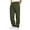 03 Army Green, variant on Awdenio Mens Cargo Pants Colorblock Drawstring Waisted Waisted Wide Leg Track Pants,Size L