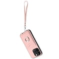 thumbnail image 6 of Allytechgroup iPhone 16 Pro Max Wallet Case for Women Men, Premium PU Leather Shockproof Hand Wrist Slim Fit Back Cover Phone Case for iPhone 16 Pro Max, Rosegold, 6 of 7
