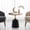 Wood + MDF, variant on Nordic Light Luxury Round Accent Table Metal Base End Table for Living Room Bedroom（Wood）