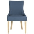 thumbnail image 4 of Safavieh Lester Dining Chair - Set Of 2-Color:Steel Blue,Finish:White Washed,Quantity:Set of 2, 4 of 10