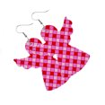thumbnail image 2 of Sonducket Pendientes de cuero en forma de corazón, colgante de oreja, aro exagerado, pendiente colgante hueco, regalo del Día de San Valentín, favores Ropa, zapatos y accesorios Miscelánea tipo 6 Sonducket AP010114-06, 2 of 6