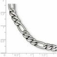 thumbnail image 6 of Stainless Steel Polished 9In Figaro Bracelet (9 X 5.86) Made In China -Jewelry By Sweet Pea, 6 of 9