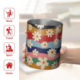 thumbnail image 5 of 12oz Coffee Tumblers Pioneer Flower Floral Print Pattern Stainless Steel Vacuum Insulated Travel Tumbler Coffee Cups Mug with Lid and Straw with Cleaning Brush for Cold & Hot Drinks, 5 of 5
