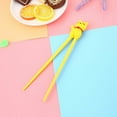 thumbnail image 4 of Children Caimao Doll Kids Helper Flatware Cute Cat Practice chopsticks Training Chopsticks BLACK, 4 of 8