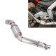 thumbnail image 5 of Pipado Medio de Escape, Conector de Tomo de Escape Reemplazo Duradero para Aprilia GPR125 GPR150 Para Motocicleta, 5 of 7