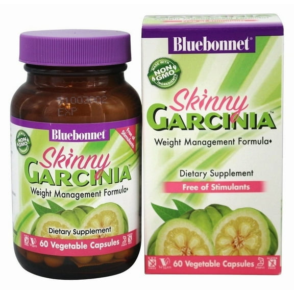 Bluebonnet Garcinia Cambogia, L Carnitine, Stimulant Free, 60 Vegetable Caps