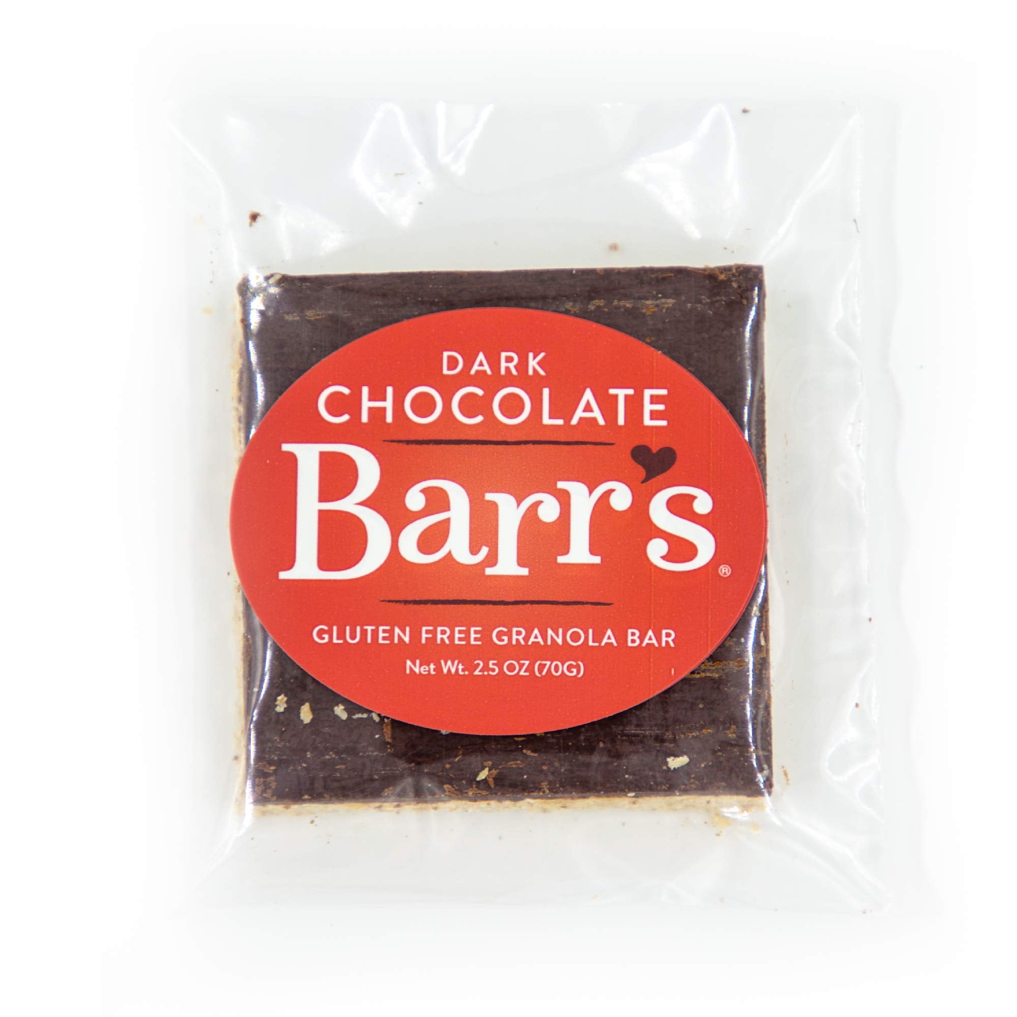 Mrs. Barr’s Natural Foods Granola Bars | Dark Chocolate | Certified Organic Gluten Free Oats | Soft Texture | Small Batch | Gourmet Quality | Real Ingredients | 2.5 Ounces (12 Pack)