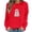 Red Sweatshirts, variant on Jsaierl Womens Halloween Sweatshirts Cute Graphic Pullovers Stretch Going Out Crewneck Long Sleeve Sweater Tops Halloween Clothes, Sizes S-2XL