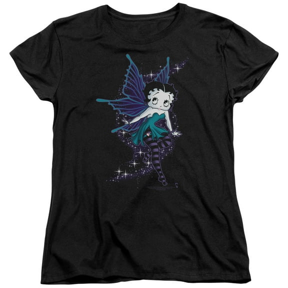 Betty Boop - Sparkle Fairy - Women's Short Sleeve Shirt - X-Large