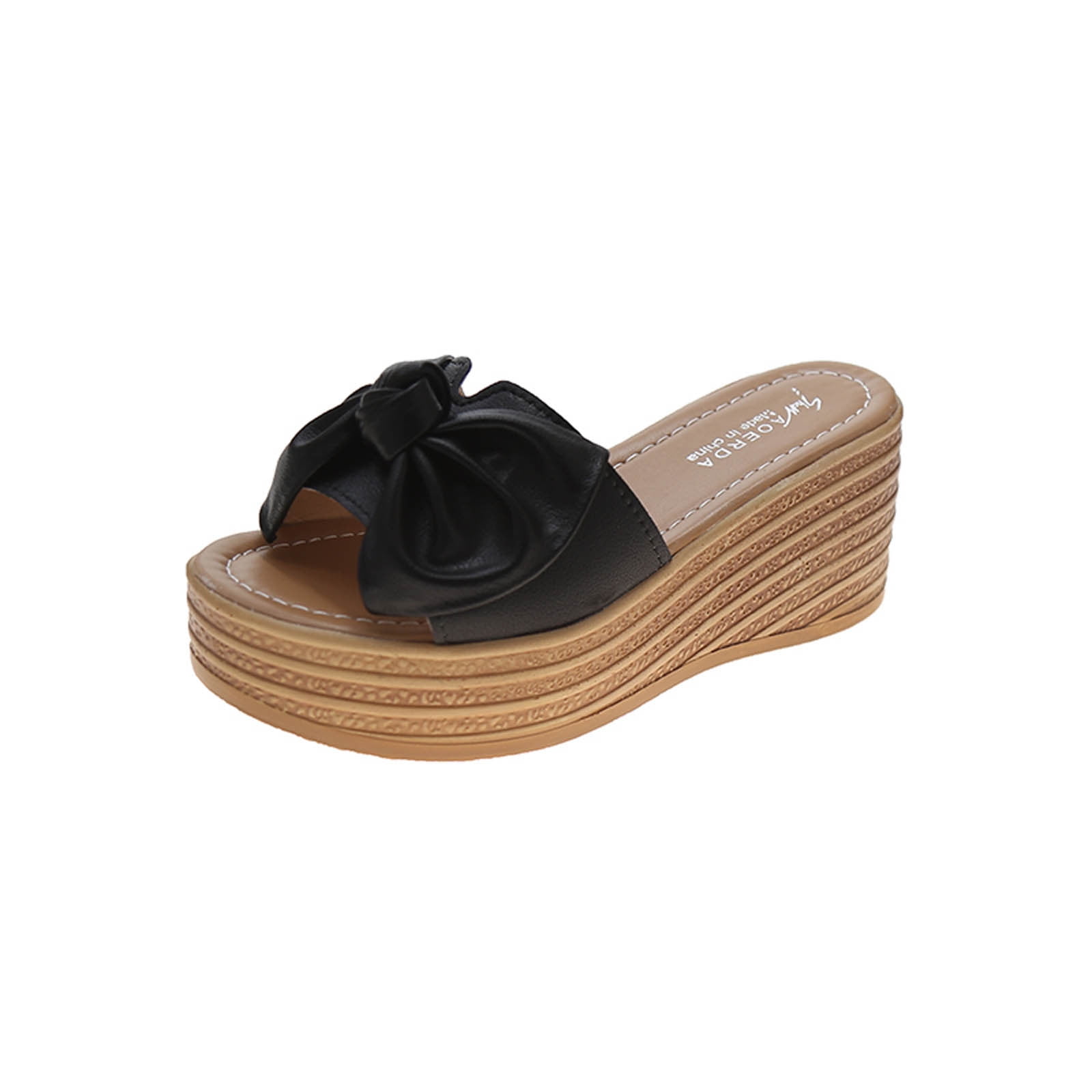 Babysbule Women's Slippers Clearance, Women Bowknot Beach Summer