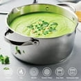 thumbnail image 2 of Tramontina Tempo Tri-Ply Base Stainless Steel 5-Quart Dutch Oven Pot with Glass Lid, Induction-Ready, Oven-Safe, Dishwasher-Safe, 2 of 7