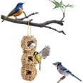 thumbnail image 3 of Casa para colibríes tejida a mano, 12.0 x 4.0 in, exterior de césped, cabaña para pájaros, decoración de jardín, nido de bolsillo para pájaros Audubon Finch Canary, 3 of 5
