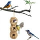 thumbnail image 3 of Casa para colibríes tejida a mano, 12.0 x 4.0 in, exterior de césped, cabaña para pájaros, decoración de jardín, nido de bolsillo para pájaros Audubon Finch Canary, 3 of 5