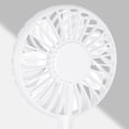 thumbnail image 1 of Ventilador enfriador de aire Ventilador de escritorio portátil USB recargable para oficina/dormitorio (blanco) Ndcxsfigh Libre de BPA, 1 of 2