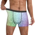 thumbnail image 2 of Kdxio Men's Boxer Briefs with Beautiful Glitter Print - Comfortable and Breathable Underwear for Everyday Wear, 2 of 7