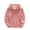 Pink, variant on Boys Thickened Hoodie Solid Patchwork Long Sleeve Design Warm Pullover Top Blank Custom Style Kids Sweatshirt 3-10Y Toddler Boys Girls Winter Casual Daily Apparel