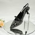 thumbnail image 2 of JENN ARDOR Women's Slingback Kitten Heels Pointed Closed Toe Buckle Strap Stiletto, 2 of 5