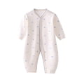 thumbnail image 2 of XIMIN Baby Jumpsuit for Spring Summer Autumn, Pure Cotton Long Sleeve Outdoor Climbing Clothes, Soft Bodysuit Romper, 2 of 9
