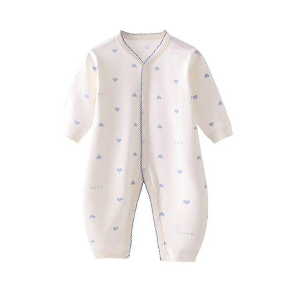 Coerni Toddler Baby Pure Cotton Jumpsuit Romper Heat Prints Dress up Crawling Suit Love Bodysuit New Born Clothes 2025 Fall Suit
