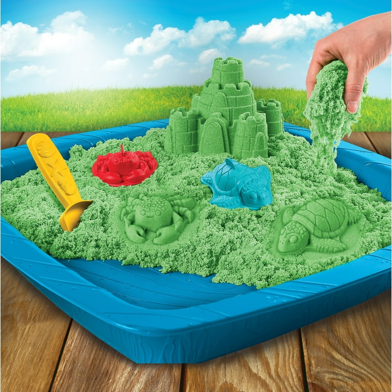 Kinetic Sand Castle Argos Sand Toys Kinetic Sand Sandbox Set 1lb