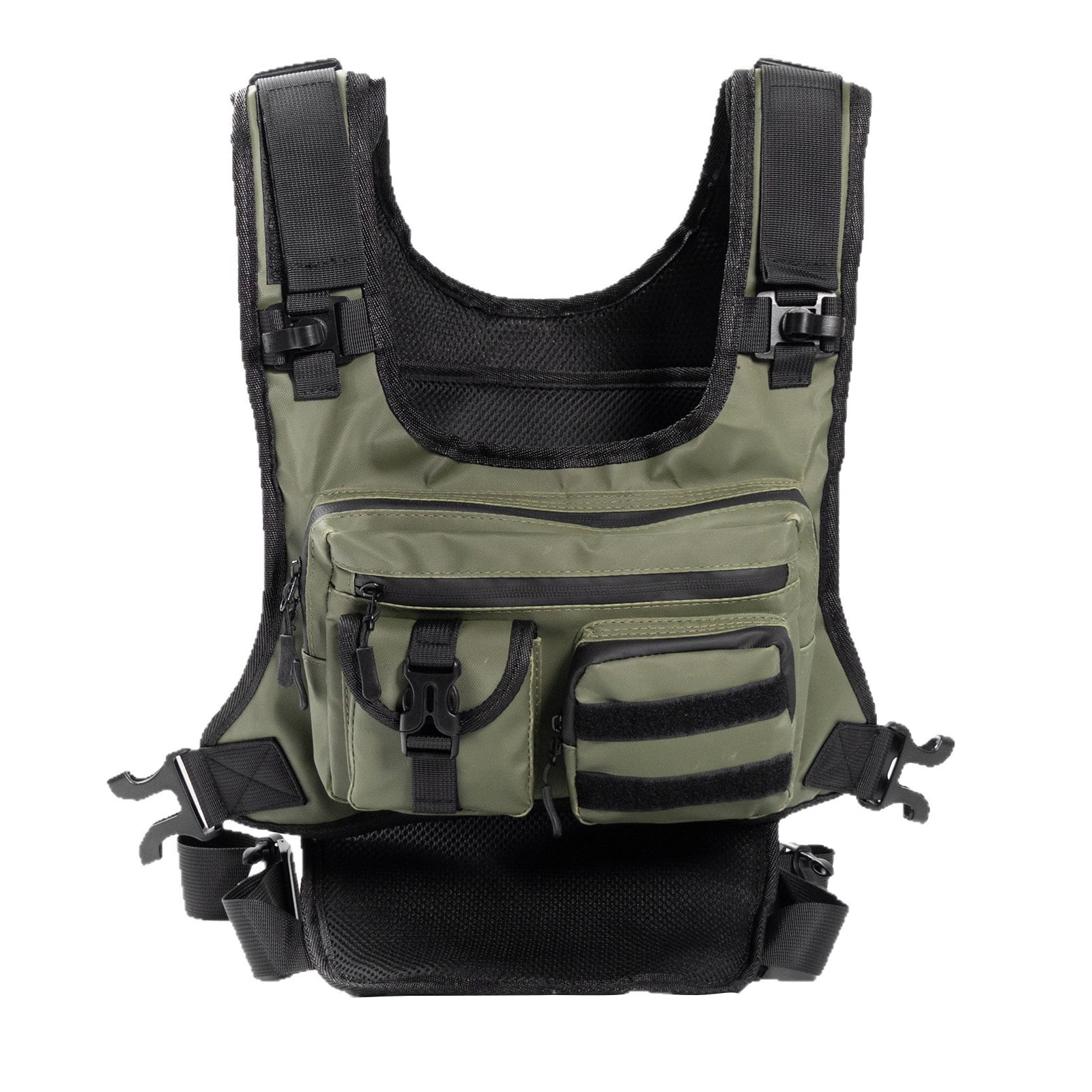 Travel Outdoor Storage Bag Vest Pack Feature Front Panels Perfect For Running Training Biking Backpacking