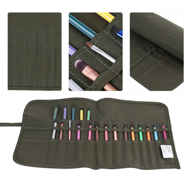 Estuche para pinceles de óleo, nuevo estuche grande con 30 agujeros para pinceles de acuarela, estuche para pinceles de pintura, diseño de última generación