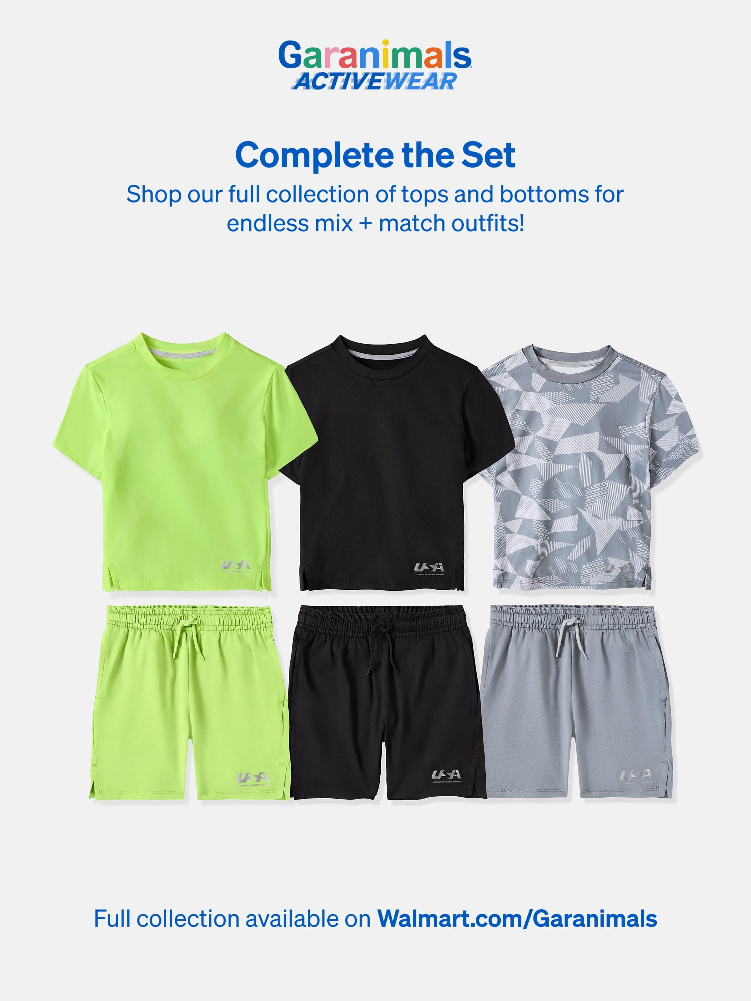 Garanimals Activewear Toddler Boy Athletic Shorts, 3-Pack, Sizes 2T–6T