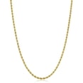 thumbnail image 1 of Xiao Hua Collar de cadena chapado en oro macizo de 14 k (2,1 mm, 45,7 cm), 1 of 4