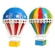 thumbnail image 1 of 2 adornos de globo aerostático con diseño de escena fotográfica para el hogar. Azul y cuatro colores, 1 of 9
