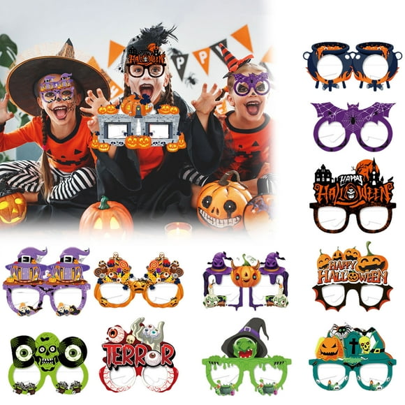 Mashaouyo Event Party Decor Scary Halloween Glasses For Kids Pack Of 12 No DIY Halloween Gifts For Kids| Halloween Party Halloween Eye Glasses Halloween Party Decorations