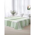 thumbnail image 6 of Sage Green Plaid Flat Sheets Only Full Size, Soft Breathable Bed Top Sheets for Mattress, Spring Farmhouse Buffalo Checkered Luxury Bedding Flat Sheets for Home Hotel Bedroom Bed Protection, 6 of 9