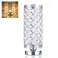 thumbnail image 2 of Lámpara de mesa de escritorio, mesa de escritorio de cristal moderna al lado de la lámpara de noche, luz de mesa, acabado de lujo Jadeshay A, 2 of 8