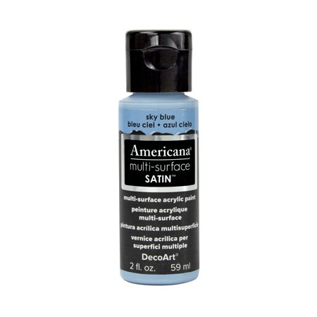 UPC: 0766218065384 | DecoArt Americana Multi-Surface Acrylic Paint  2 oz.  Sky Blue