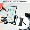 thumbnail image 2 of Unique BargainsMotorcycle Phone Mount Holder Motorbike Cell Phone Mount Holder for Rearview Mirror Mount Fits 4.7"-6.8" / 119.38-172.72mm Smartphones Yellow, 2 of 7