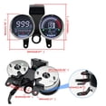 thumbnail image 3 of Motorcycle Digital Instrument Panel Cluster Meter Gauge Speedometer Odometer Tachometer Clear Display Suitable for GN125, 3 of 9