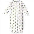 thumbnail image 3 of Hudson Baby Infant Girl Cotton Gowns, Pineapple, Preemie-Newborn, 3 of 5