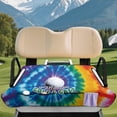 thumbnail image 3 of chaqlin Golf Cart Seat Covers Front Pockets, Compatible with Golf Carts Sports, Golf Cart Seat Towel Protector Fit for EZGO Club Car, Tie Dye Golf Print, 3 of 8