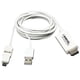 thumbnail image 2 of Gwong Electrónica 2.5m 5/11 PIN Micro USB MHL a HDMI compatible con el adaptador de cable de TV de alta claridad de alta claridad para teléfono Android, 2 of 6
