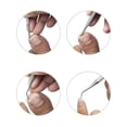 thumbnail image 3 of Terreno De Uñas De Pedicura Profesional De Acero Inoxidable Conjunto De Uñas De Largo De Largo., 3 of 7