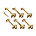 thumbnail image 4 of Conectores de fijación de muebles, conector de fijación de acero, profesional con conectores de encimera de llave pernos para el marco de la cama 6 piezas, 4 of 8