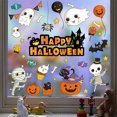 thumbnail image 4 of Halloween Themed Static Window Clings, Reusable Seasonal Decals for Indoor Glass & Mirror Holiday Halloween Decoration, 4 of 4