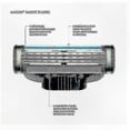 thumbnail image 4 of 16-Pack Stainless Steel Razor Blade Refills for Men's Shaving, Compatible with Mach 3 Razors, 4 of 5