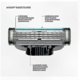 thumbnail image 4 of 16-Pack Stainless Steel Razor Blade Refills for Men's Shaving, Compatible with Mach 3 Razors, 4 of 5